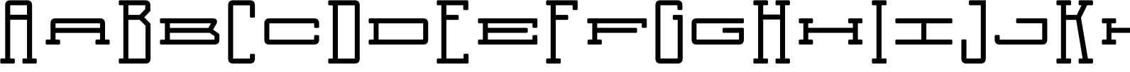 Two Letter Monogram Font