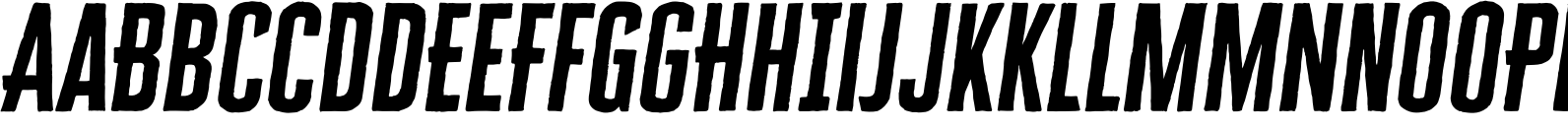 Cheddar Gothic Sans Two Bold Italic
