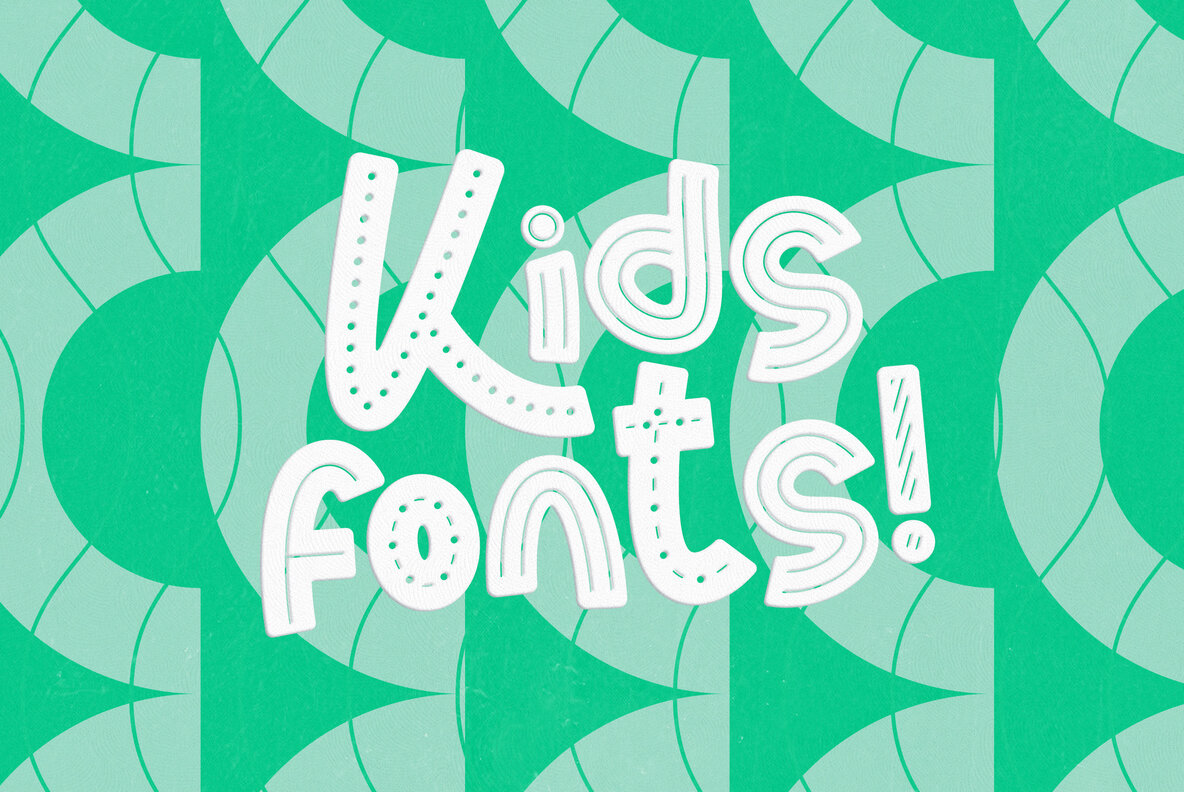 Top Kids Fonts For Children s Design Projects Collection