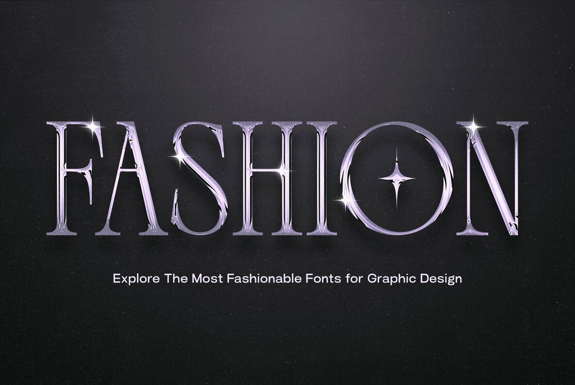 The Most Fashionable Fonts For Graphic Design Collection