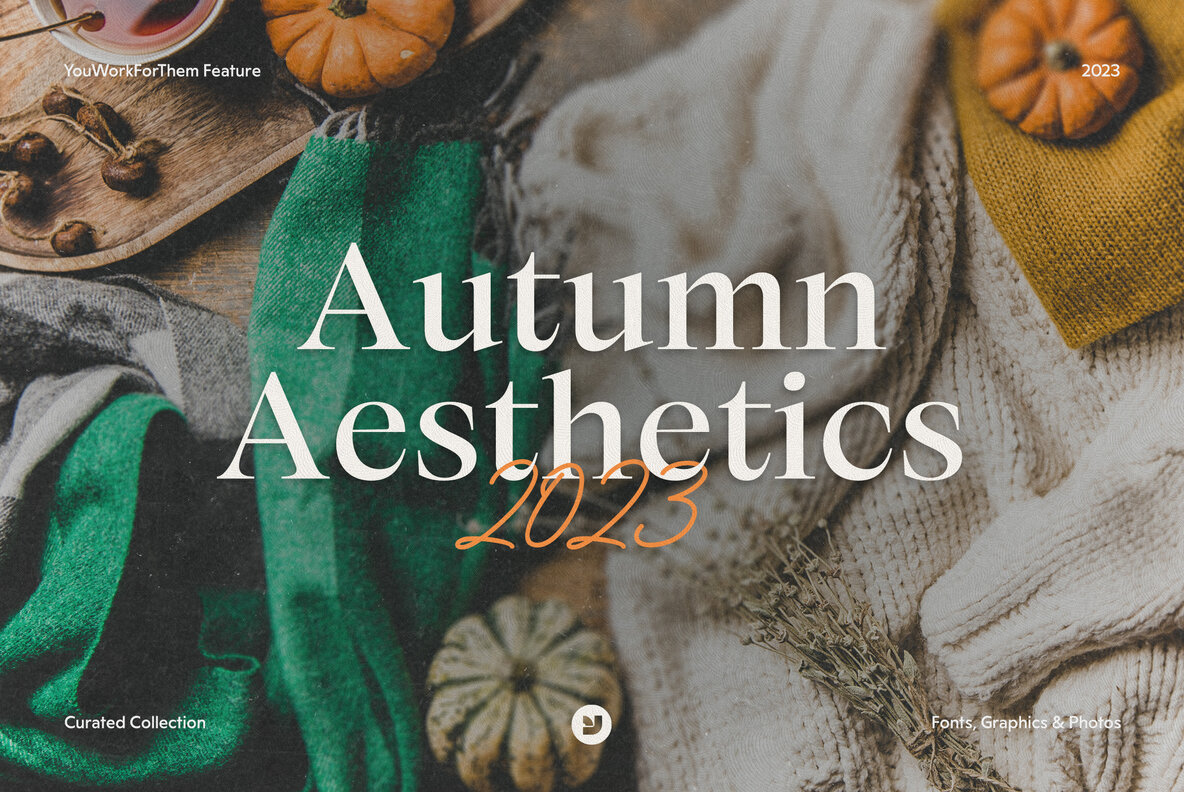 Autumn Aesthetics  Fonts   Graphics For Fall 2023 Collection