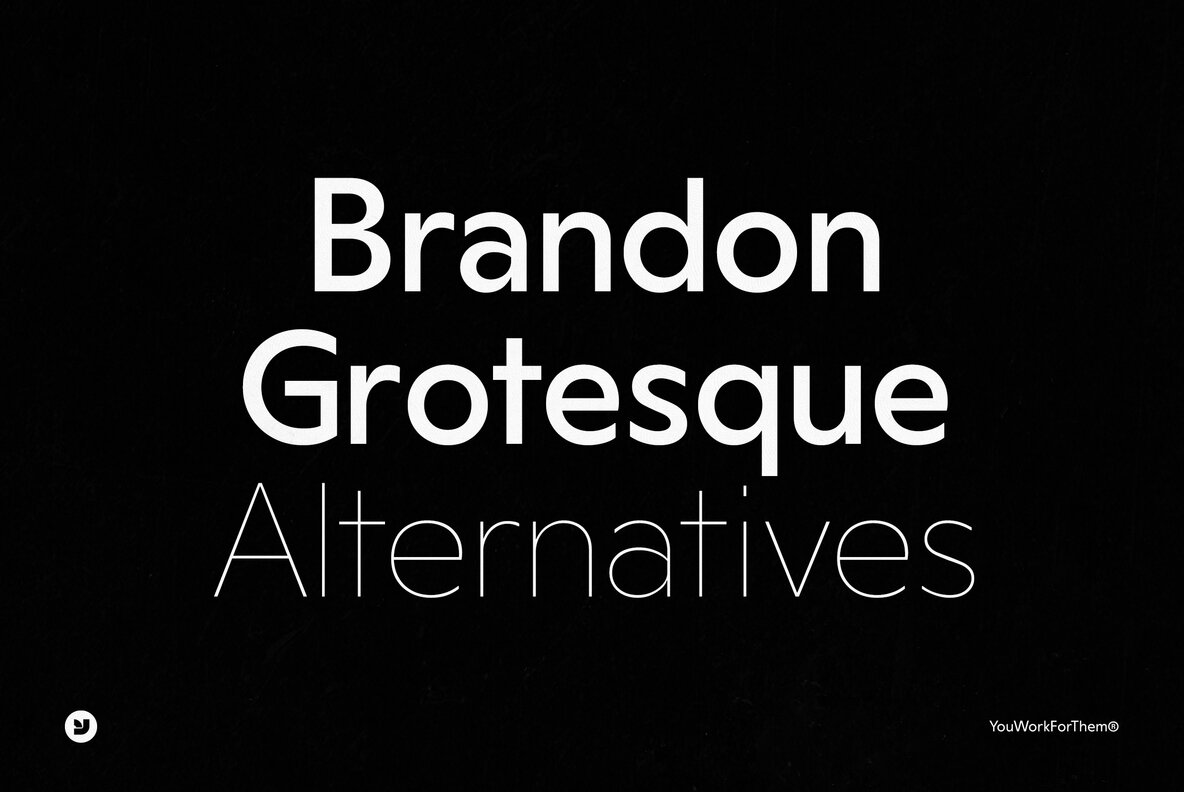 Brandon Grotesque Font Alternatives Collection