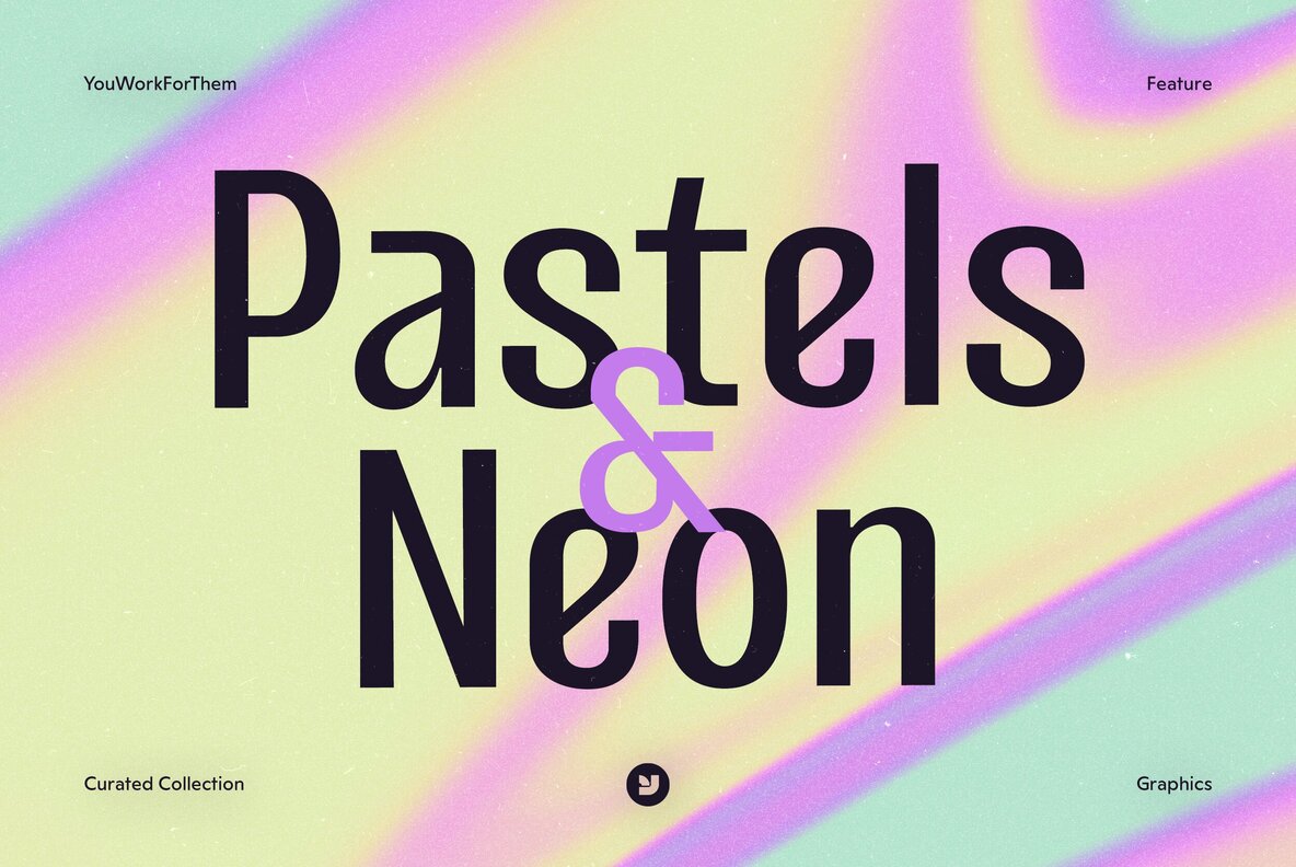 Vibrant Pastels   Neon Graphics  A Journey Into Creative Surrealism Collection