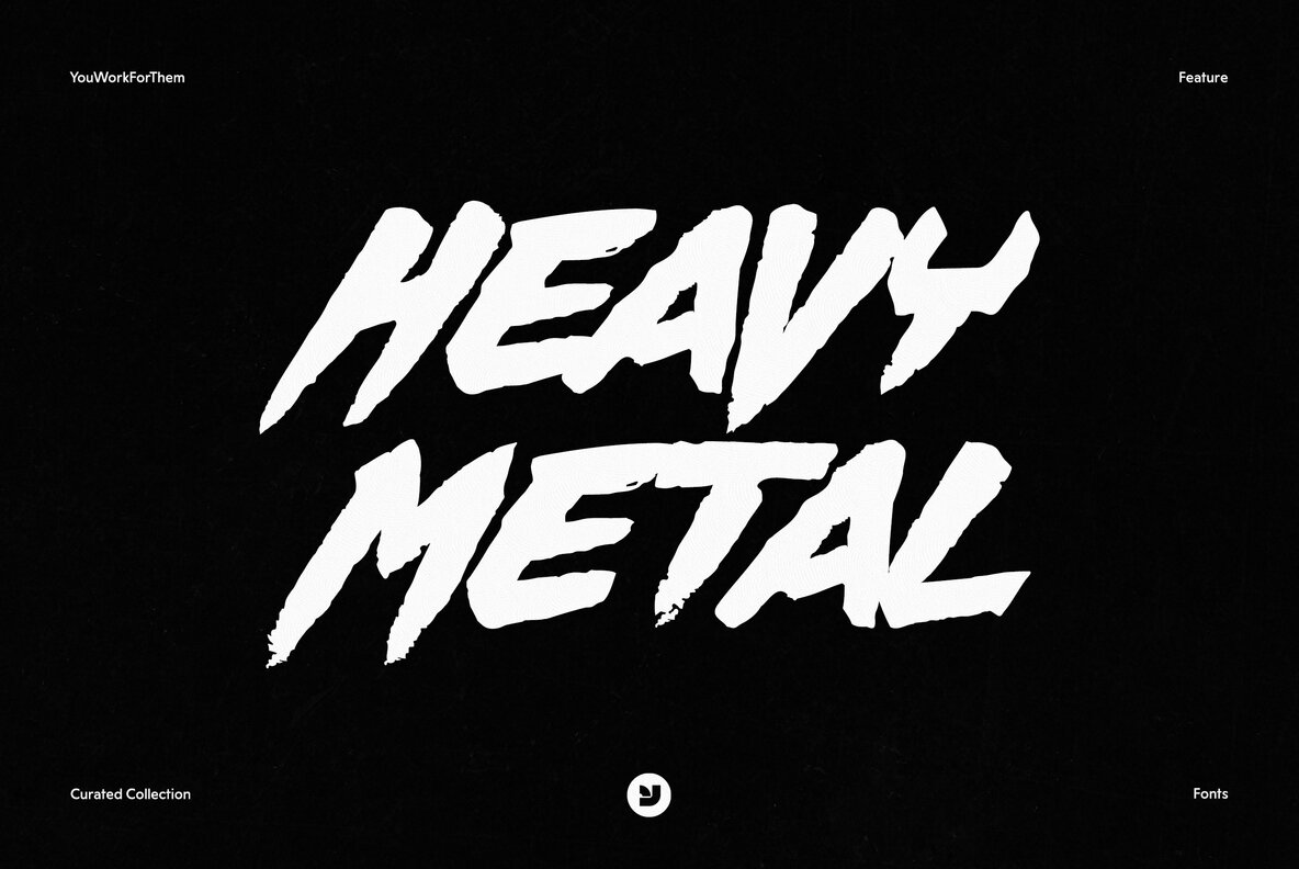 Heavy Metal Fonts Collection