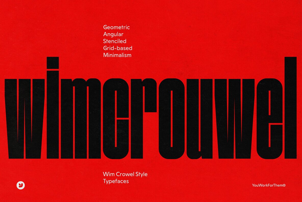 Wim Crouwel Fonts Collection