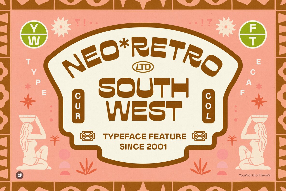Neo Retro Southwest Fonts Collection