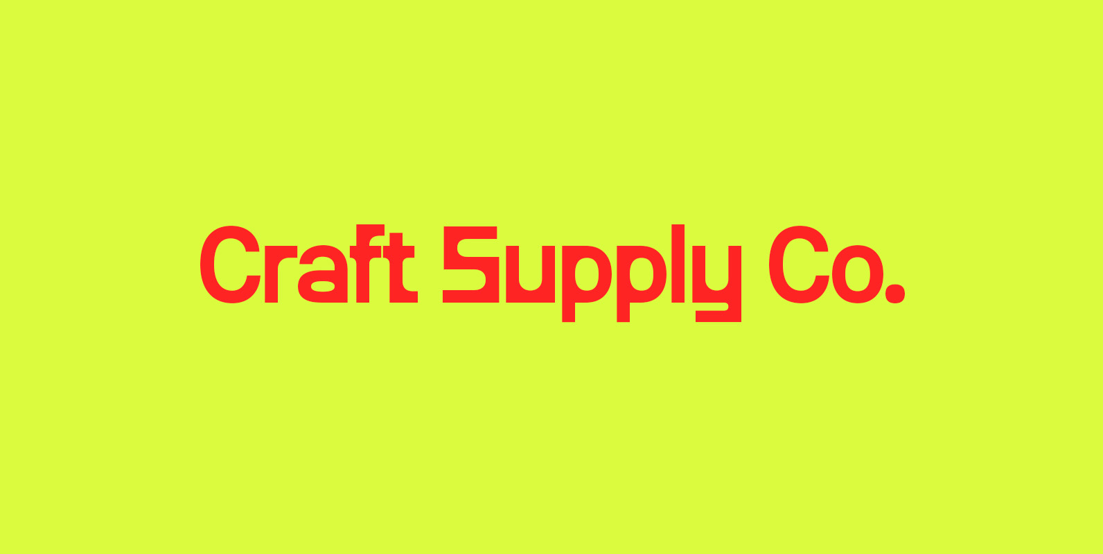 Craft Supply Co