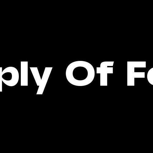 Supply Of Fonts
