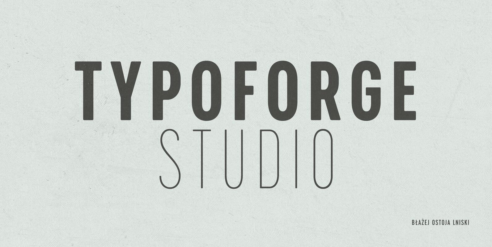 Typoforge Studio