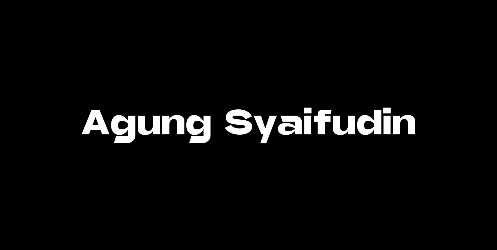 Agung Syaifudin