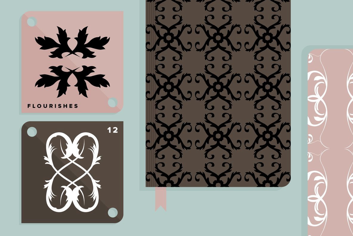 Flourishes 12 Flourishes 12