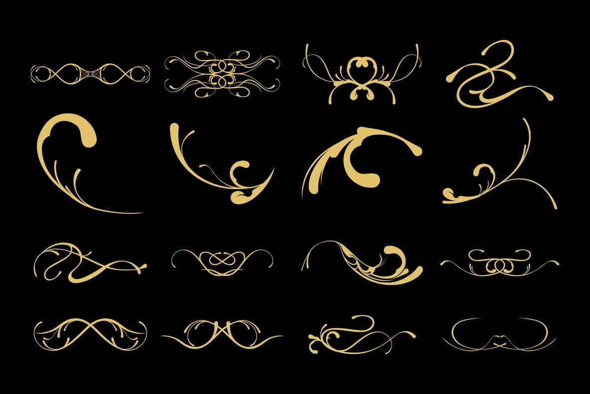 Flourishes 14 Flourishes 14