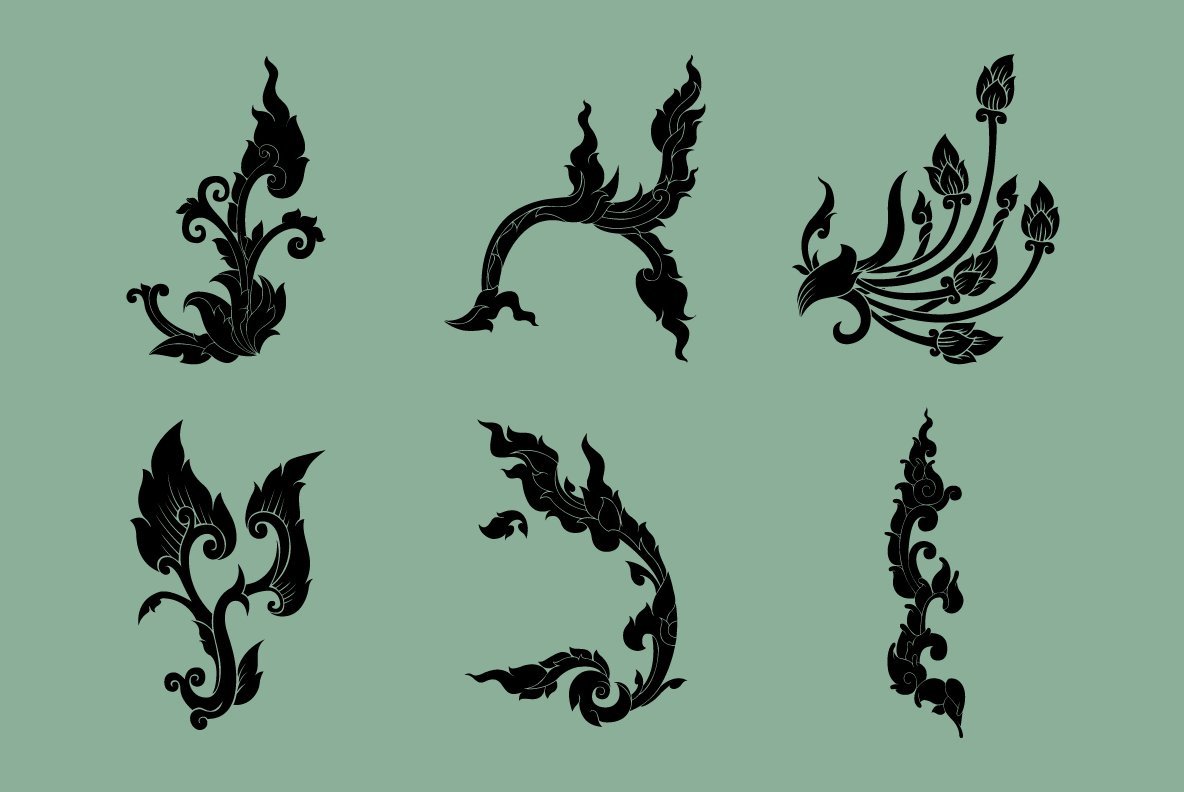 Asian Flourishes Asian Flourishes