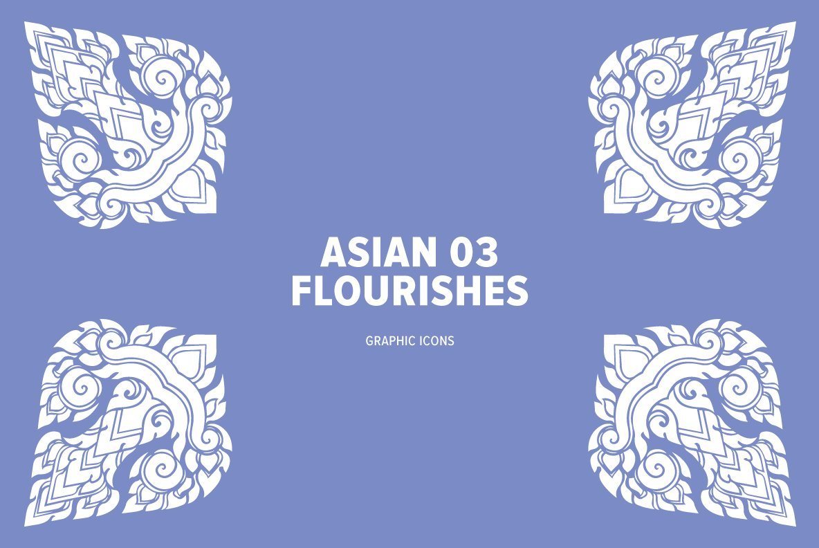 Asian Flourishes 03 Asian Flourishes 03