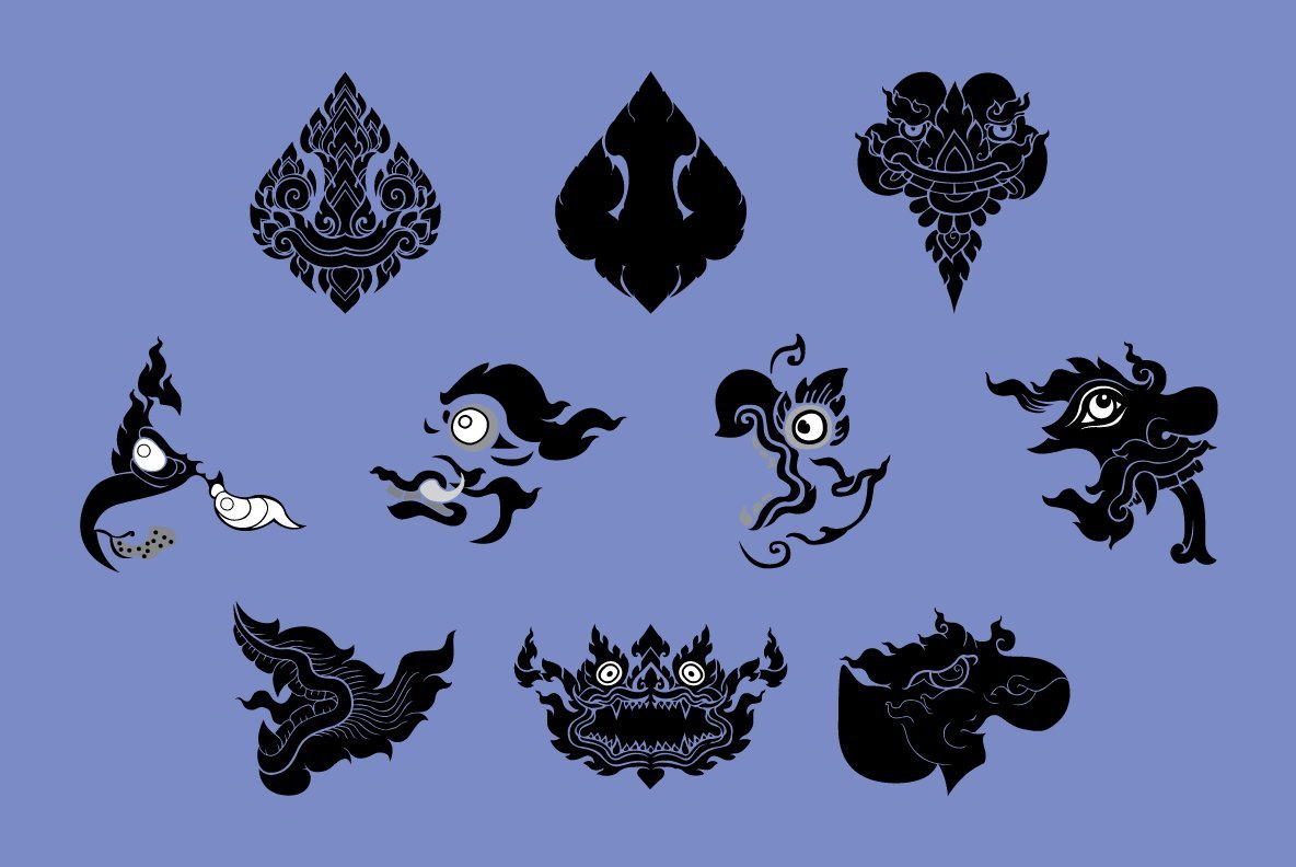 Asian Flourishes 03 Asian Flourishes 03