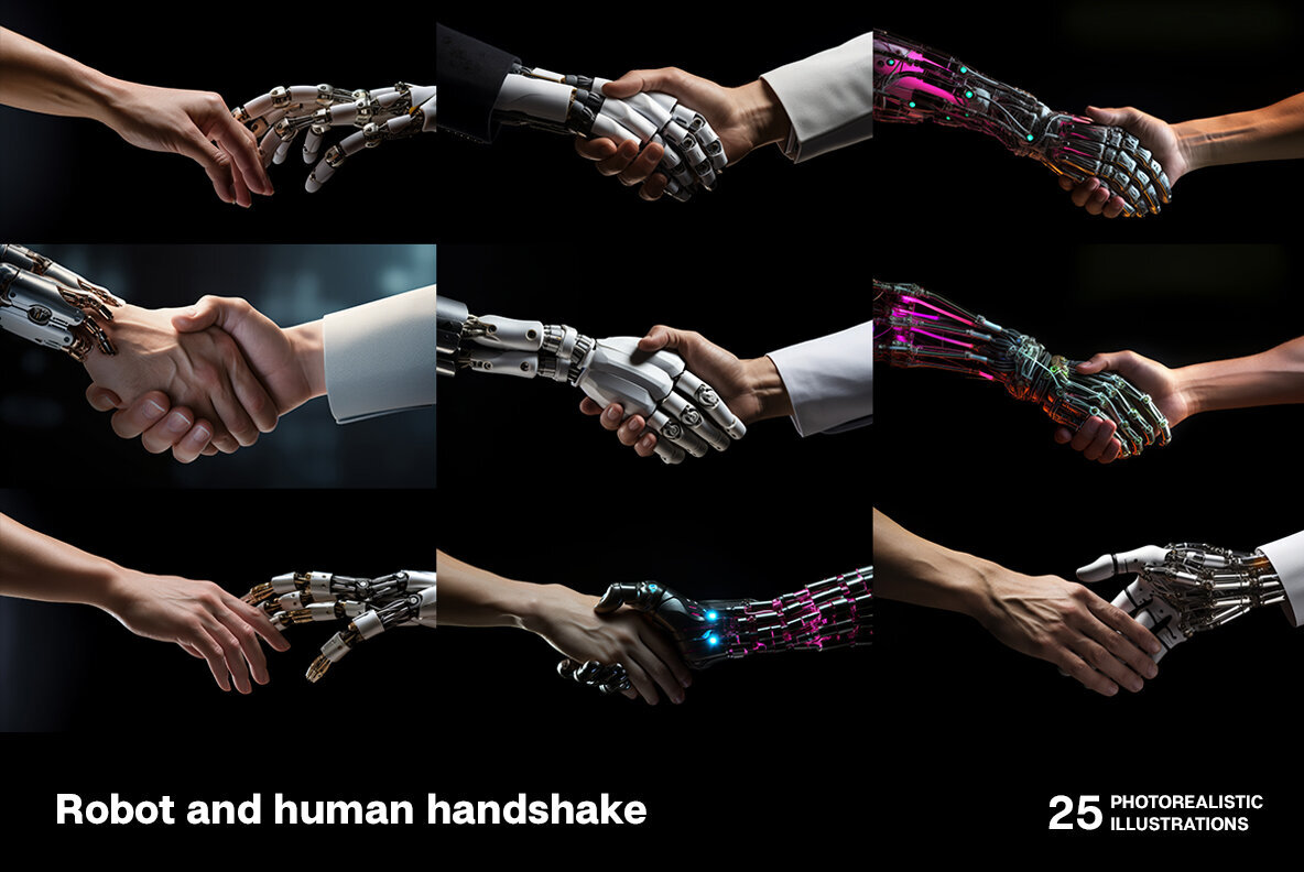 Robot and human handshake 3