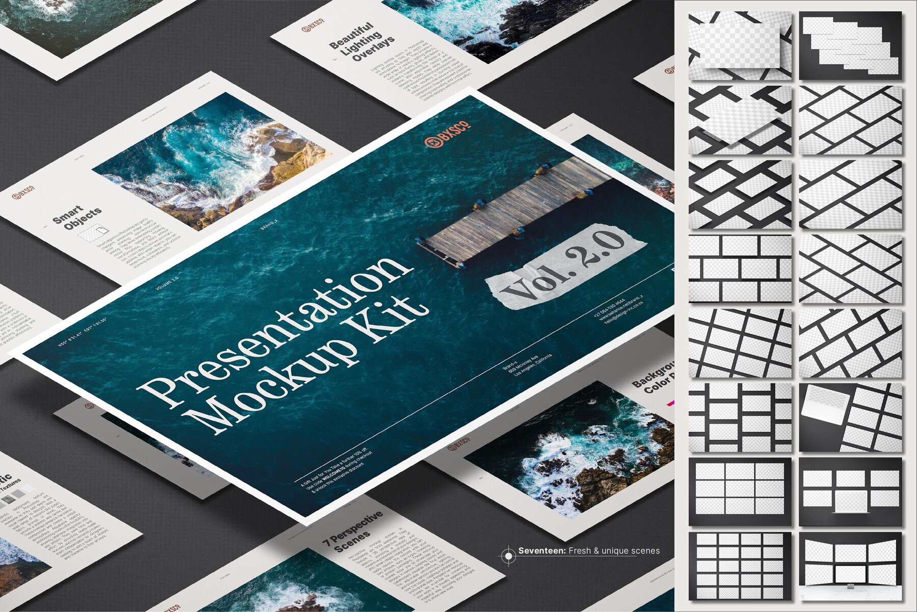 16x9 Presentation Mockup Kit Vol 2 0 3