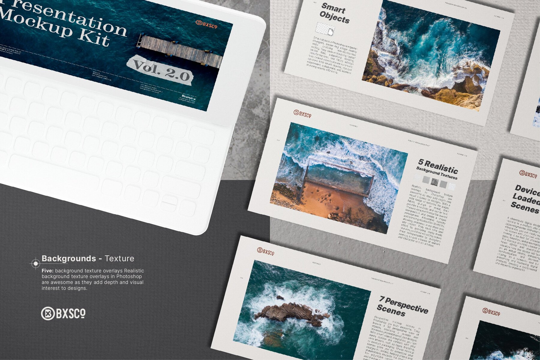 16x9 Presentation Mockup Kit Vol 2 0 4