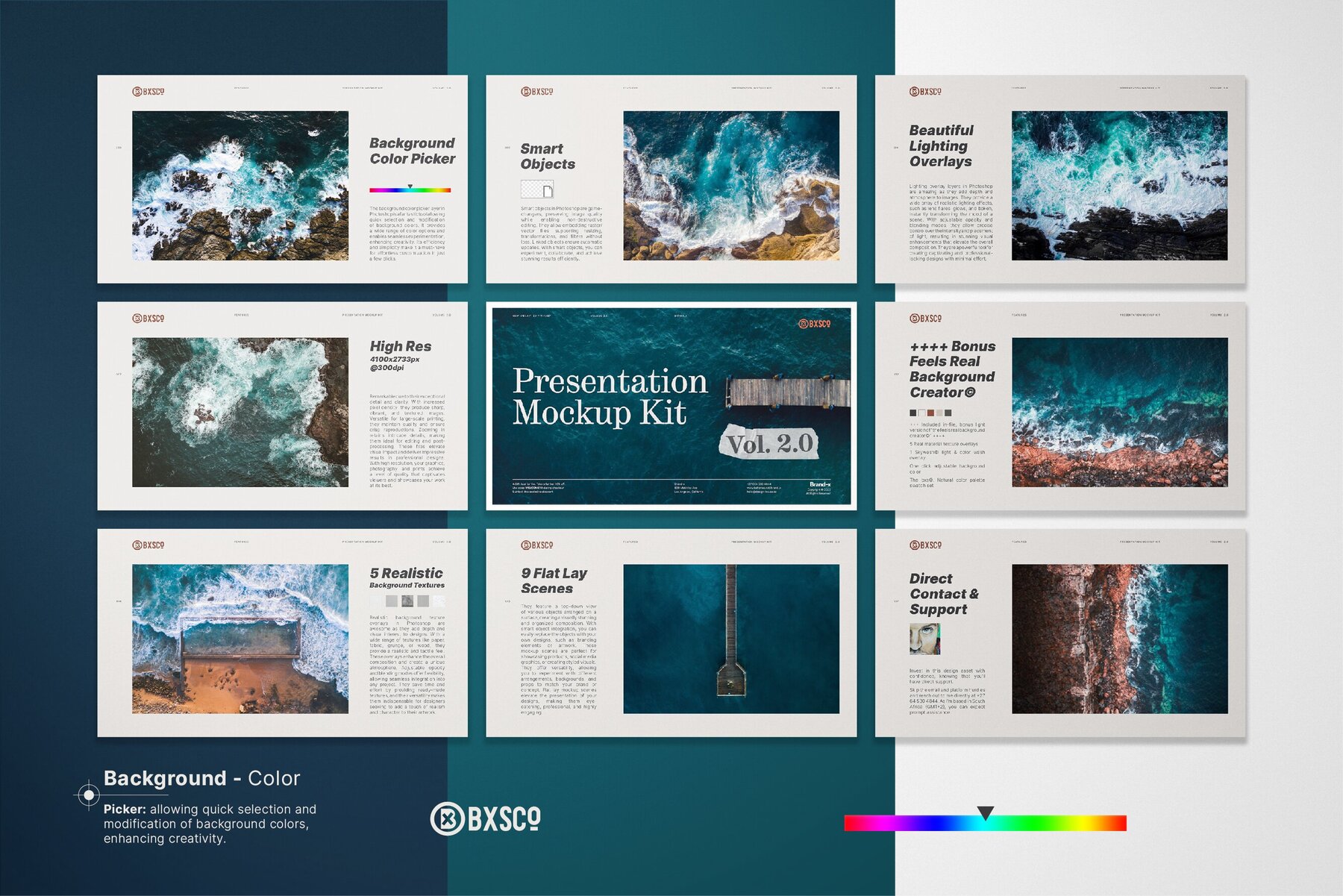 16x9 Presentation Mockup Kit Vol 2 0 6