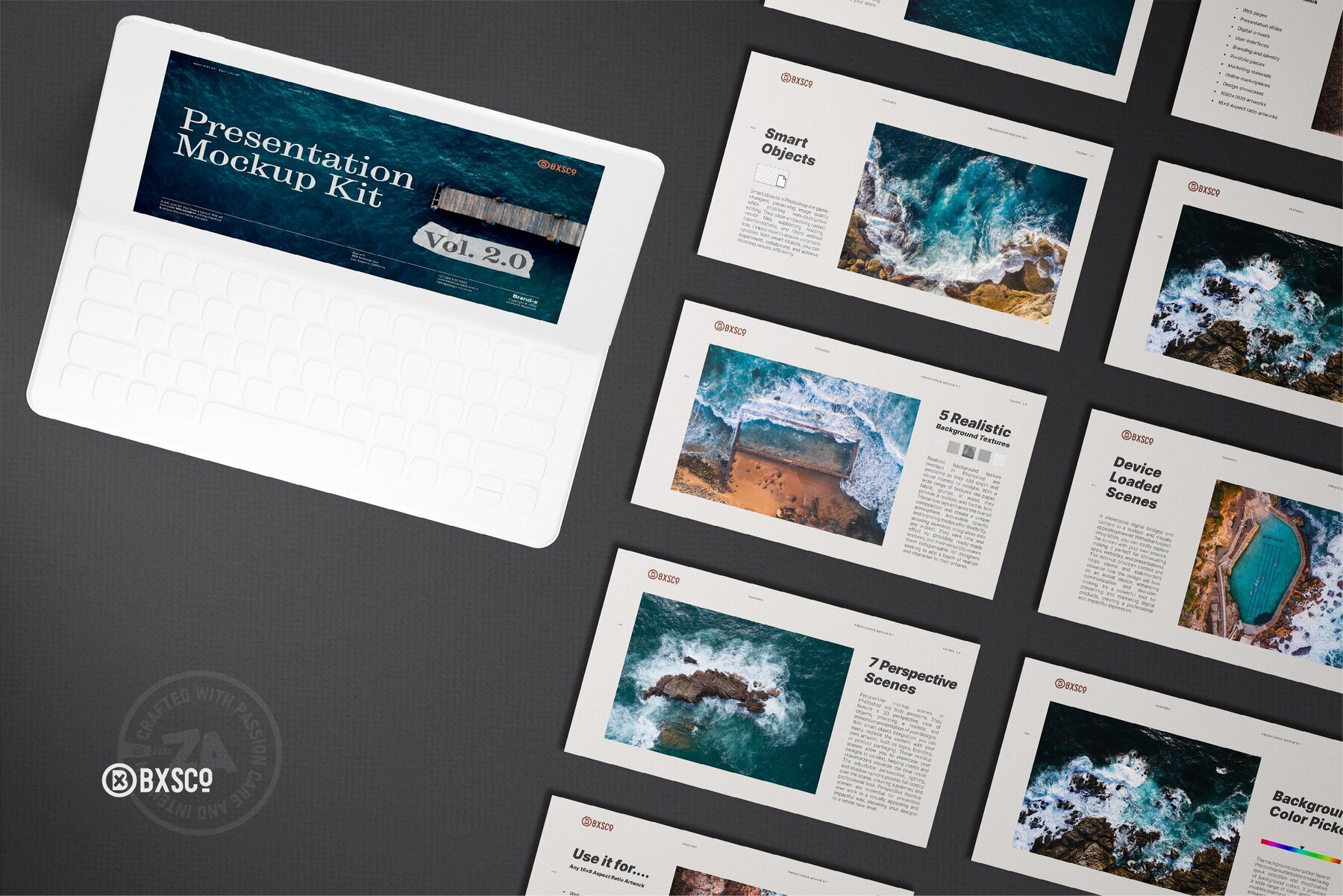 16x9 Presentation Mockup Kit Vol 2 0 8