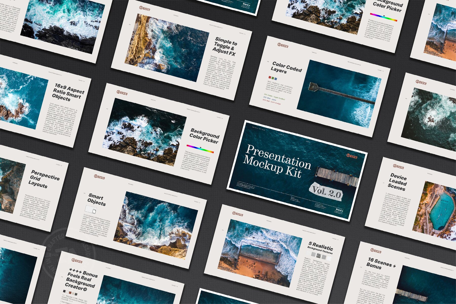 16x9 Presentation Mockup Kit Vol 2 0 10