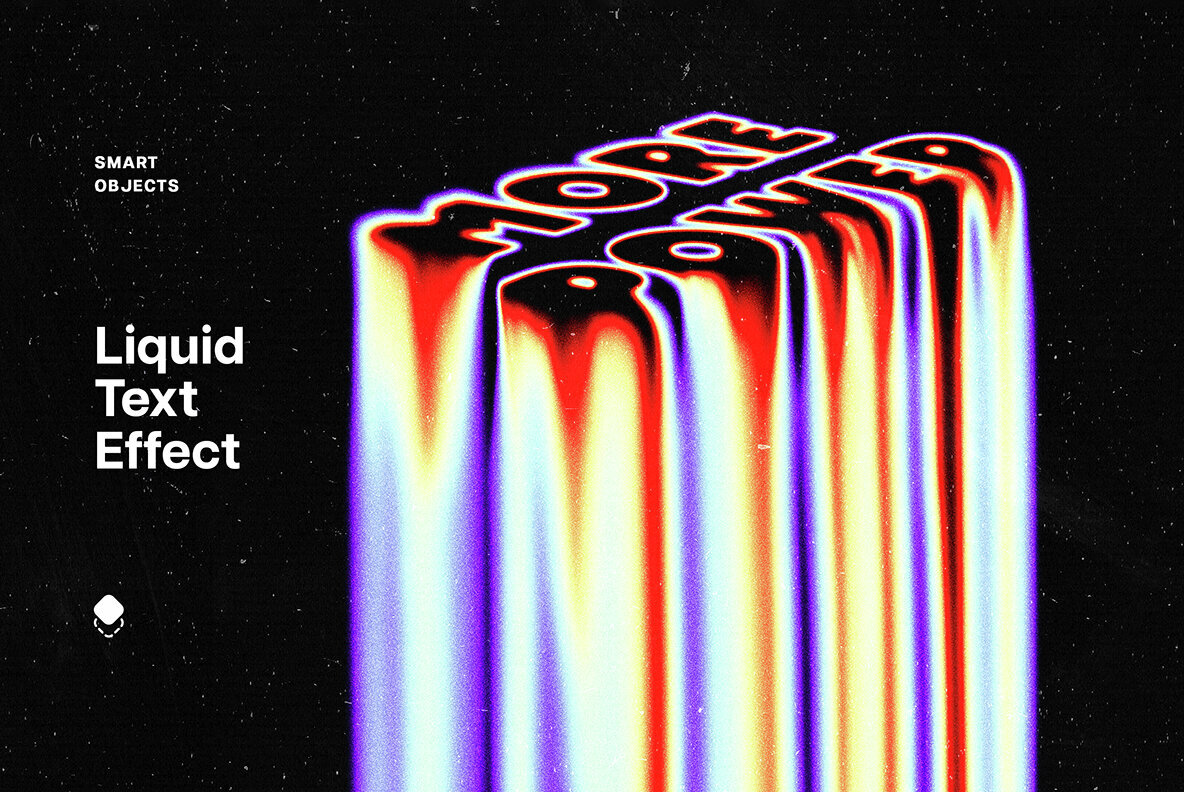 Liquid Melted Text Effect 1