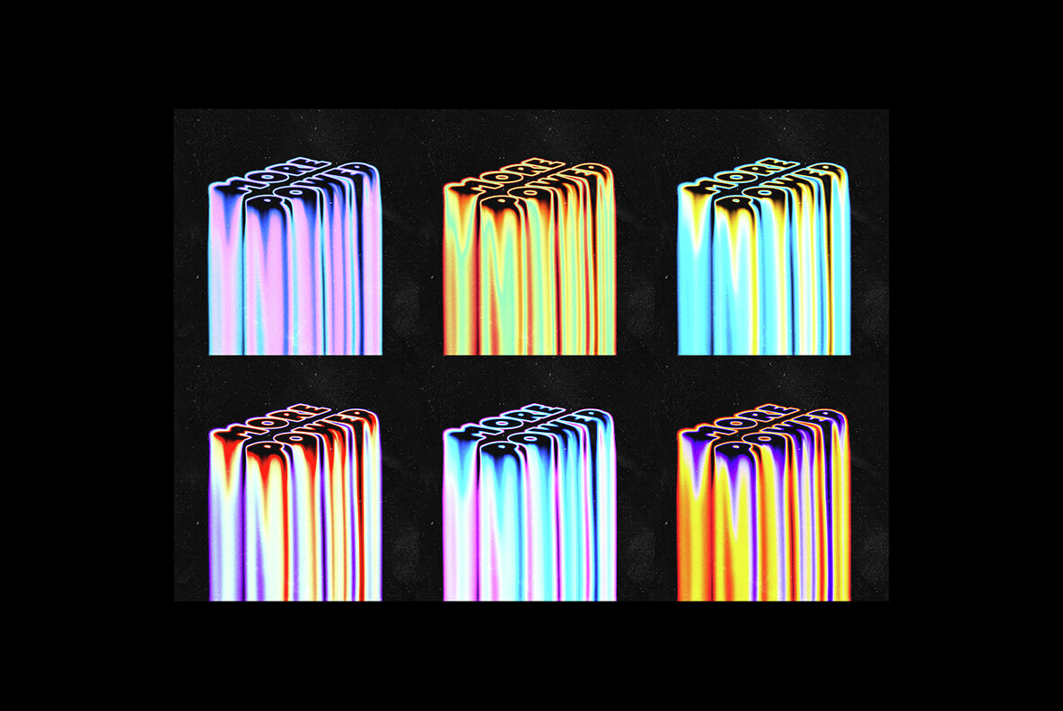 Liquid Melted Text Effect 2