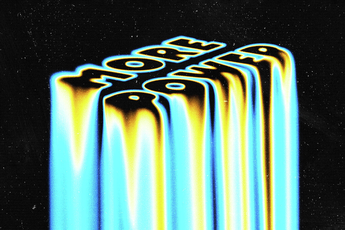 Liquid Melted Text Effect 3