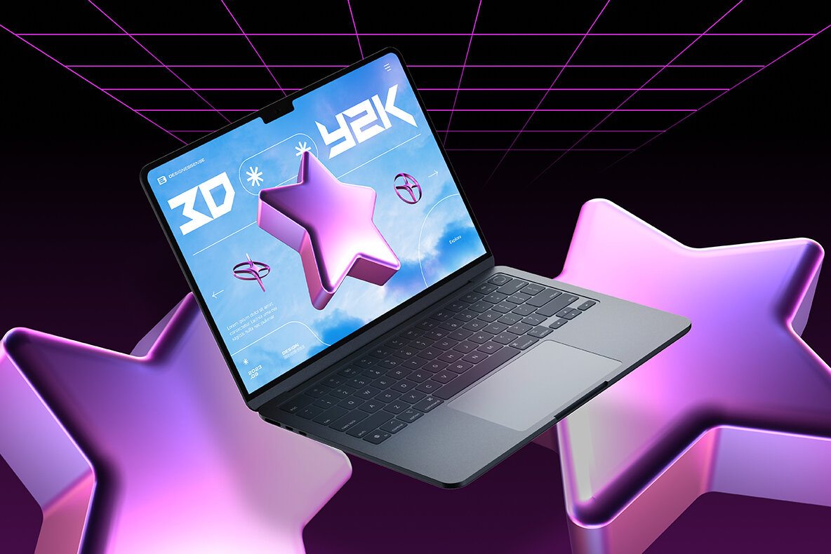 3D Y2K Objects Collection 6