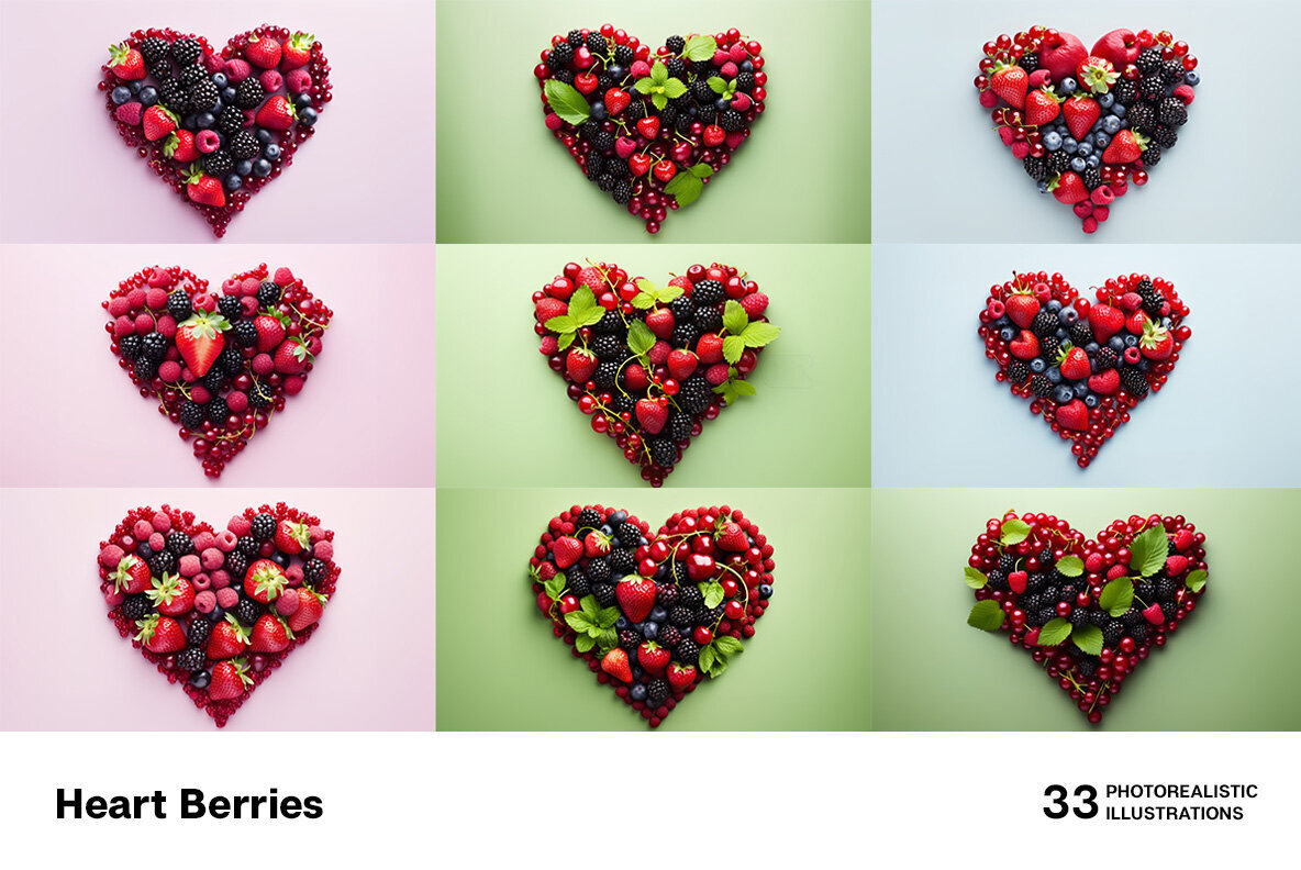 Heart Berries 2