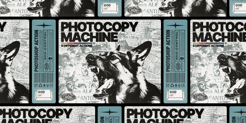 Photocopy Machine   Photoshop Action