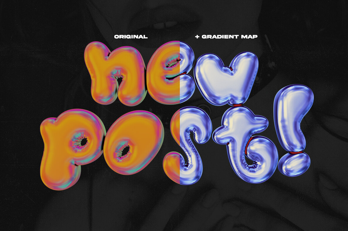 Inflated Stickers   3D PNGs 7