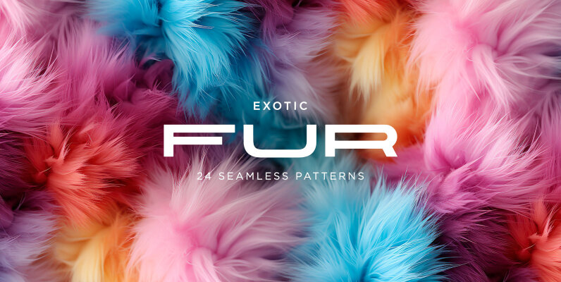 Exotic Fur   24 Seamless Patterns