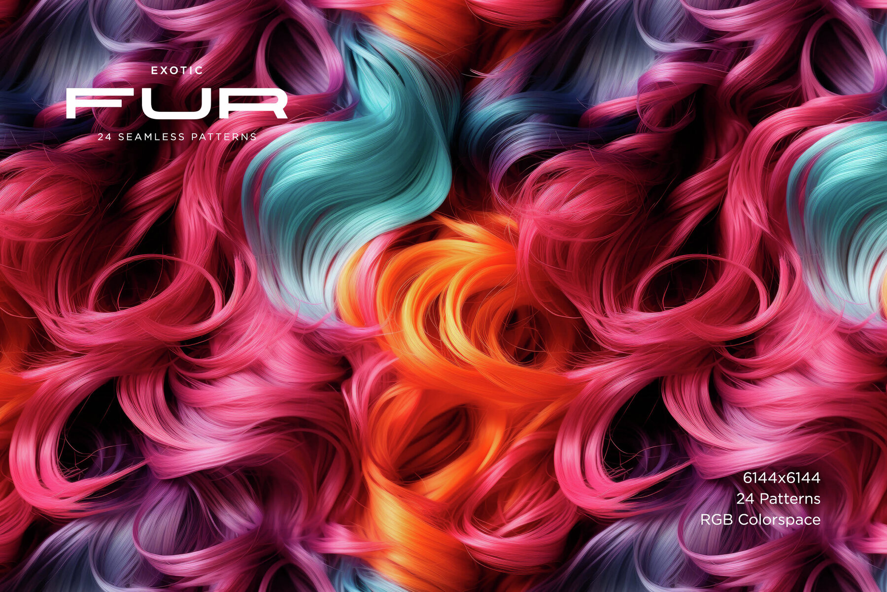 Exotic Fur   24 Seamless Patterns 5