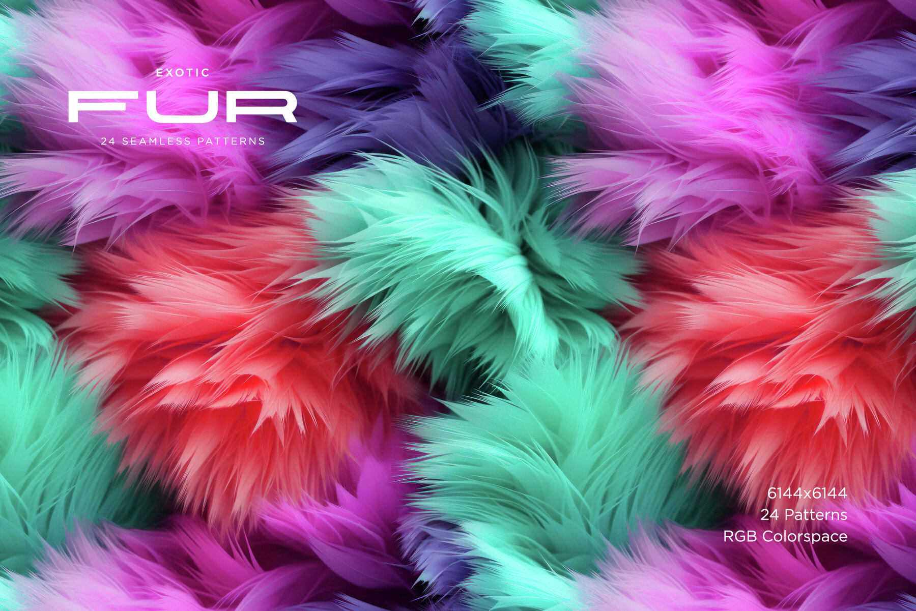 Exotic Fur   24 Seamless Patterns 9
