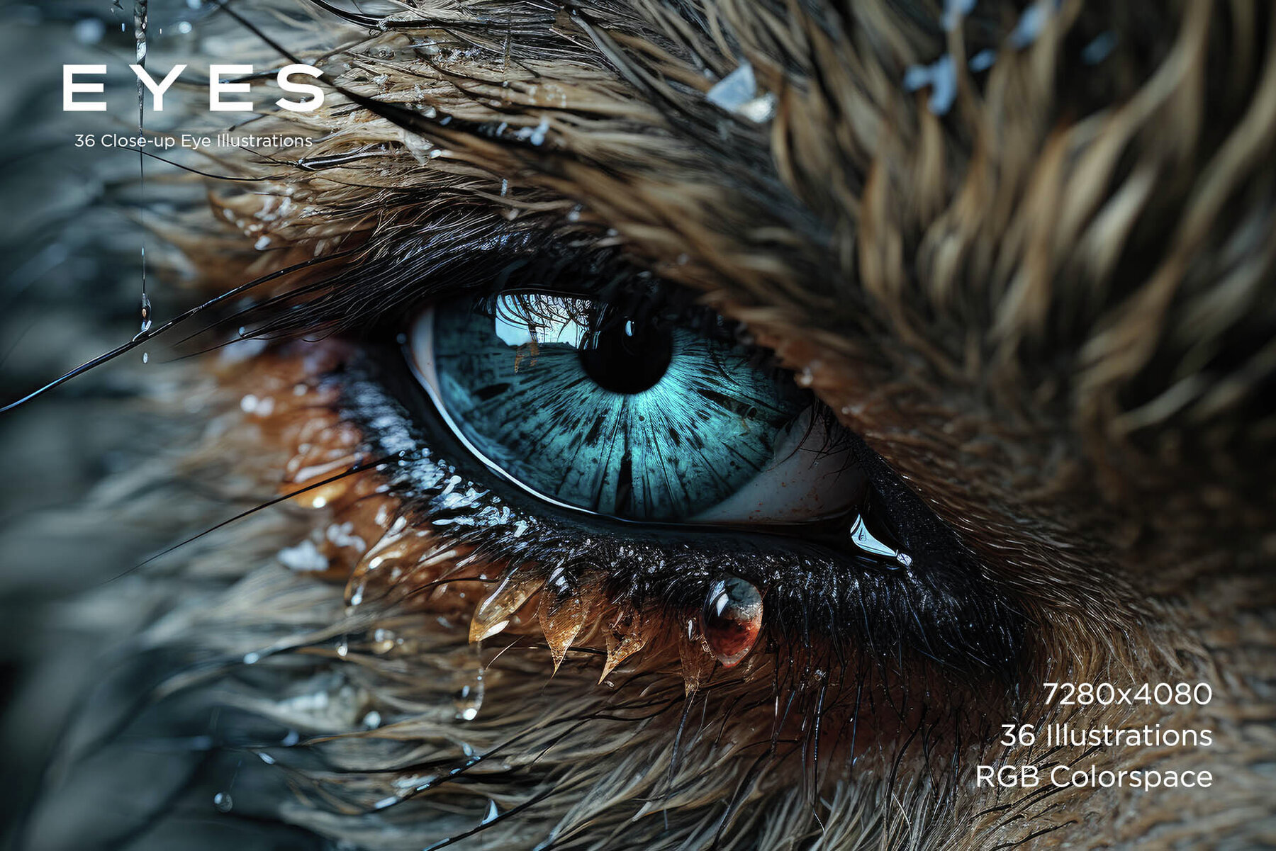 Eyes   36 Close up Eye Illustrations 3