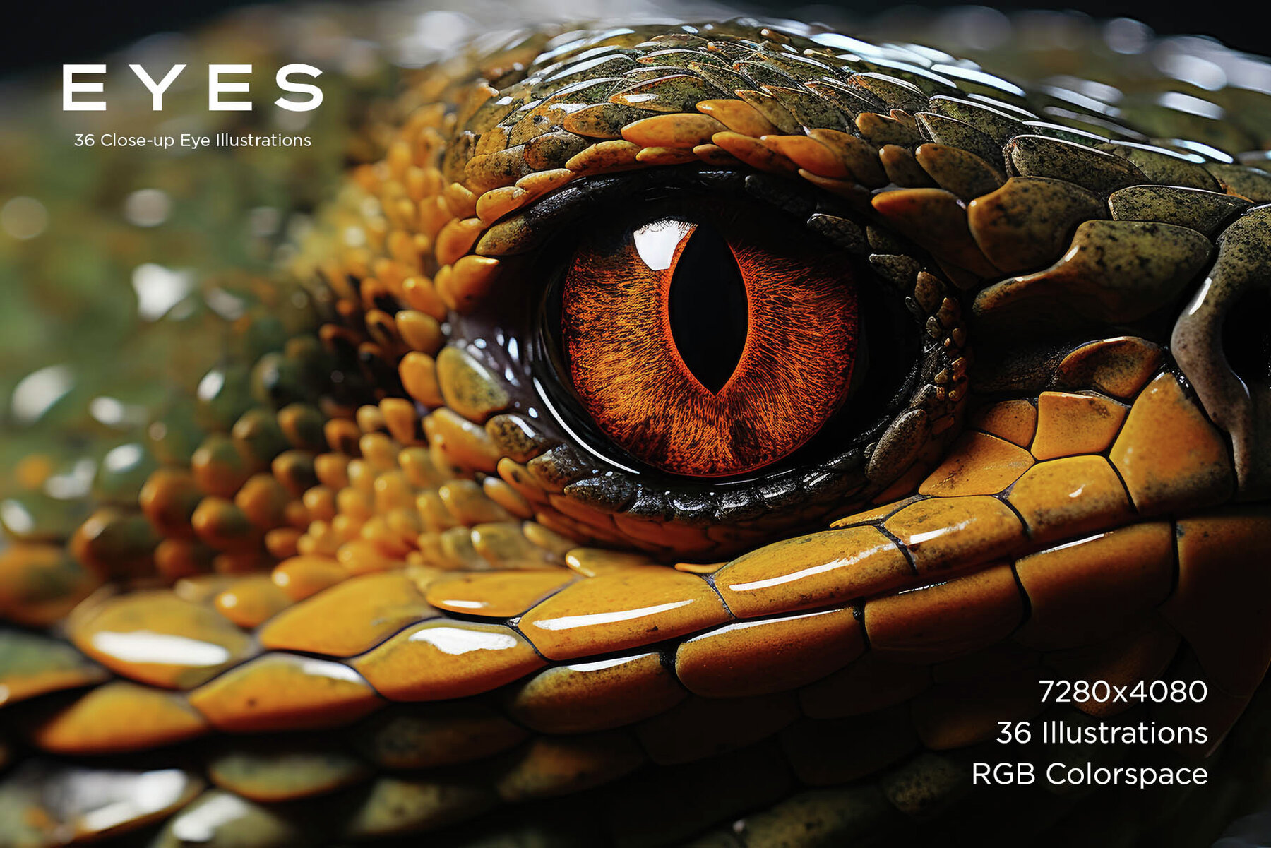 Eyes   36 Close up Eye Illustrations 4