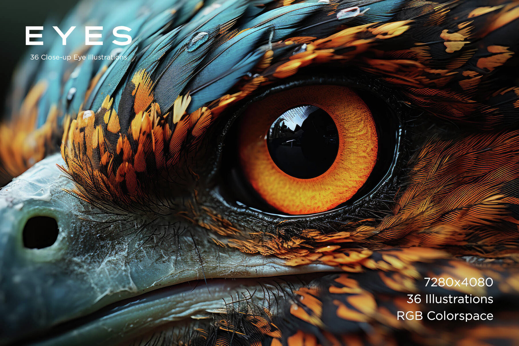 Eyes   36 Close up Eye Illustrations 6