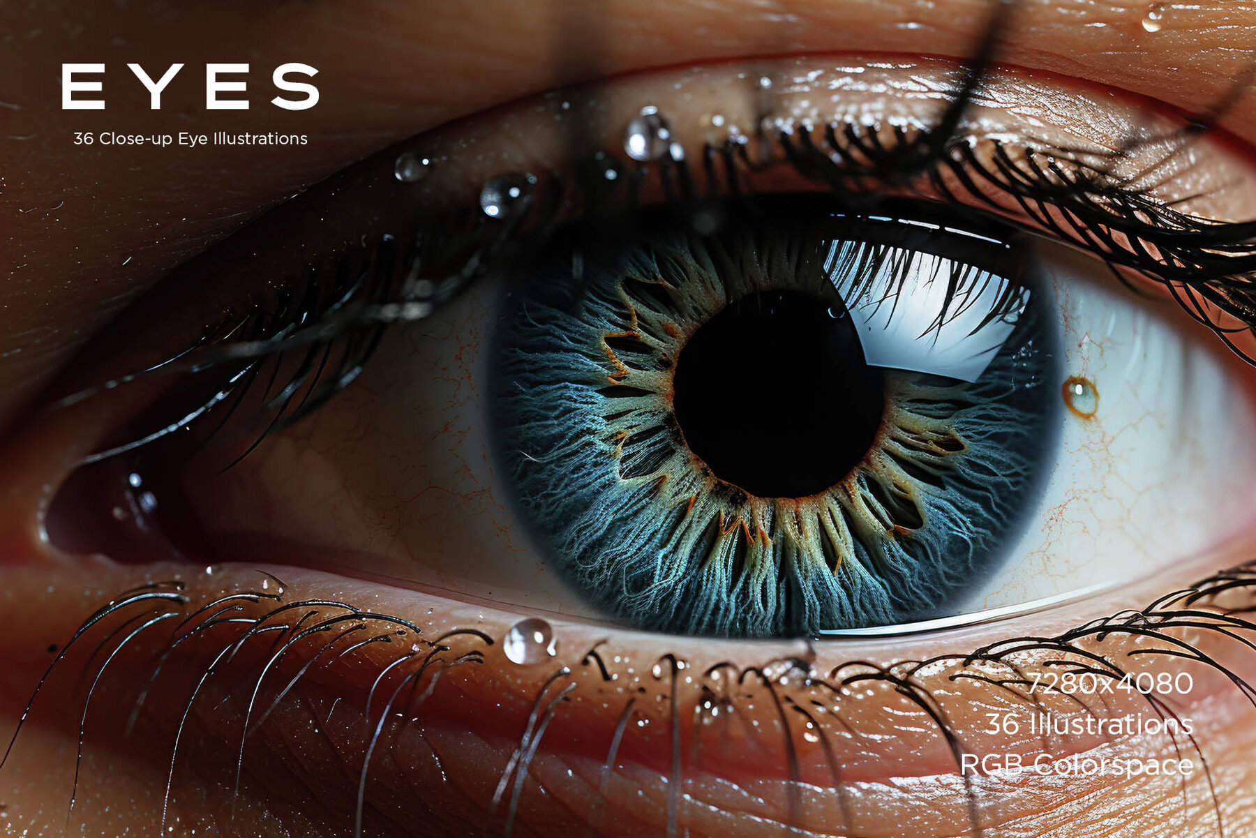 Eyes   36 Close up Eye Illustrations 8