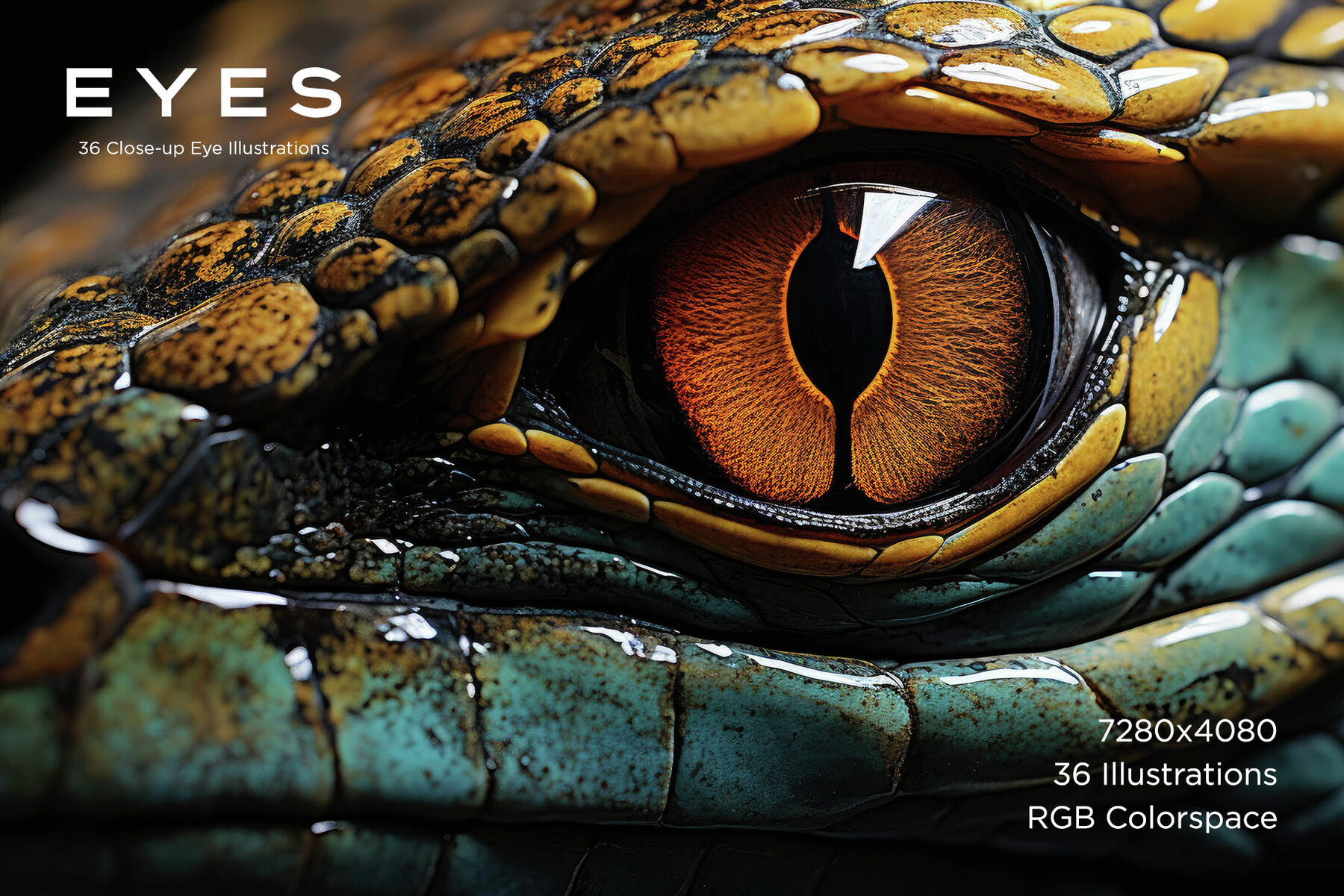 Eyes   36 Close up Eye Illustrations 9