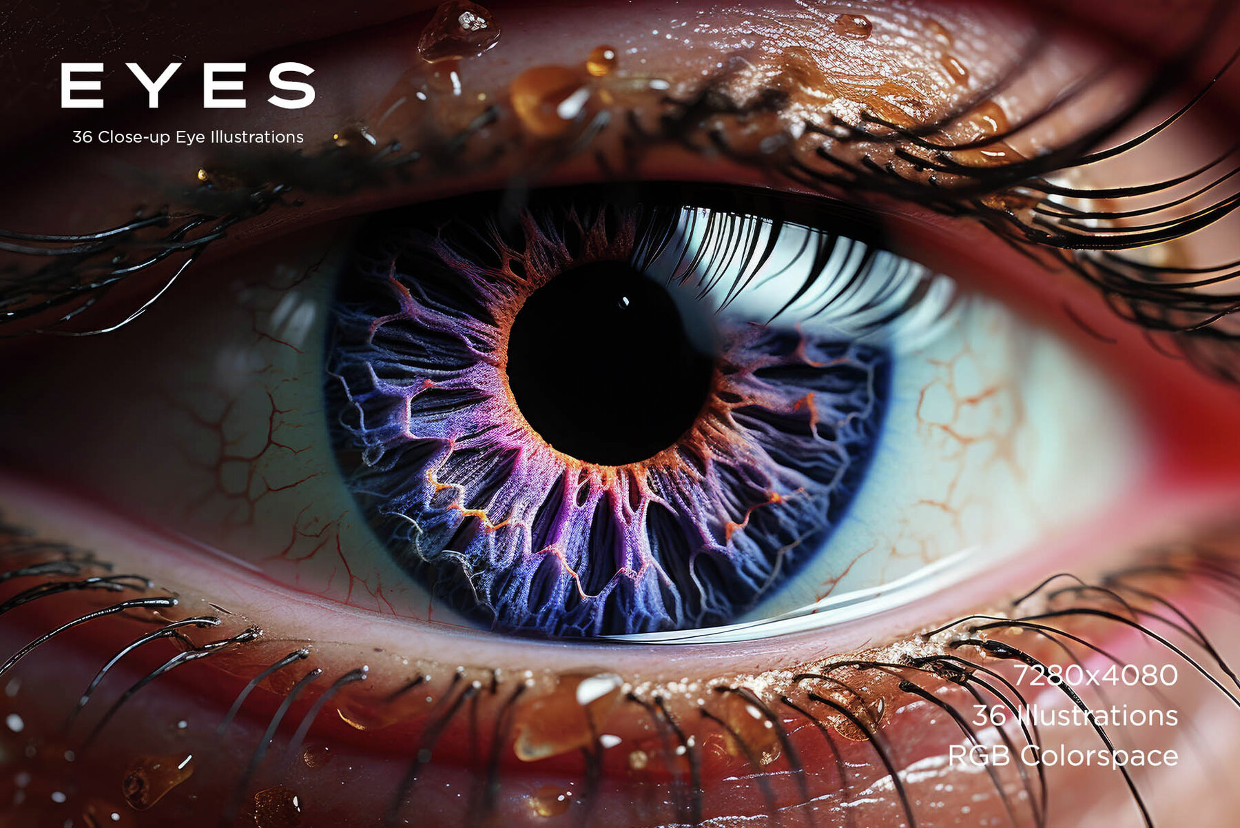 Eyes   36 Close up Eye Illustrations 11