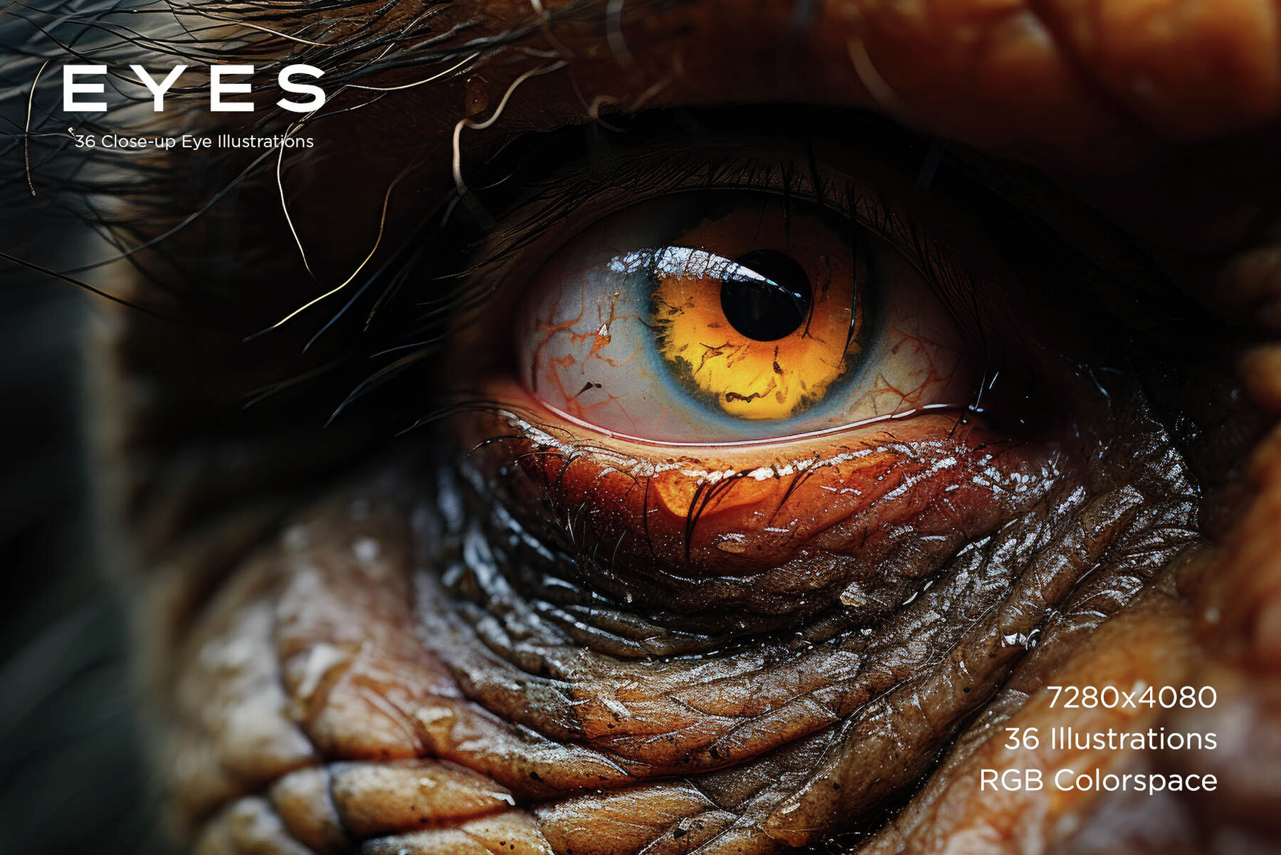 Eyes   36 Close up Eye Illustrations 17