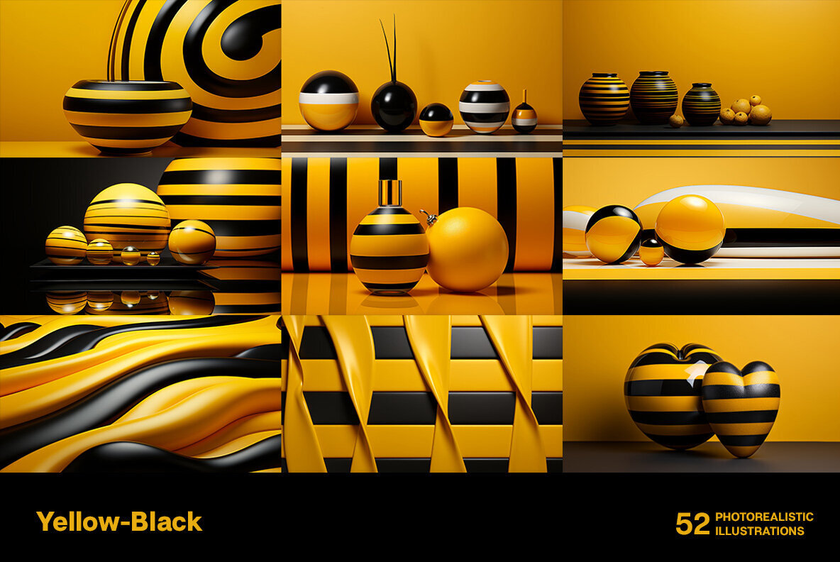 Yellow and Black World 1