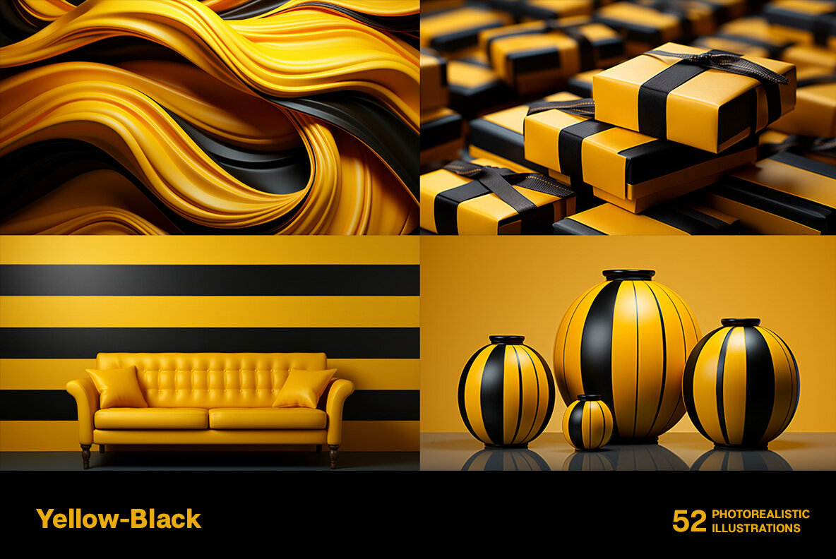Yellow and Black World 6