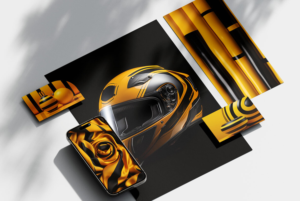 Yellow and Black World 12