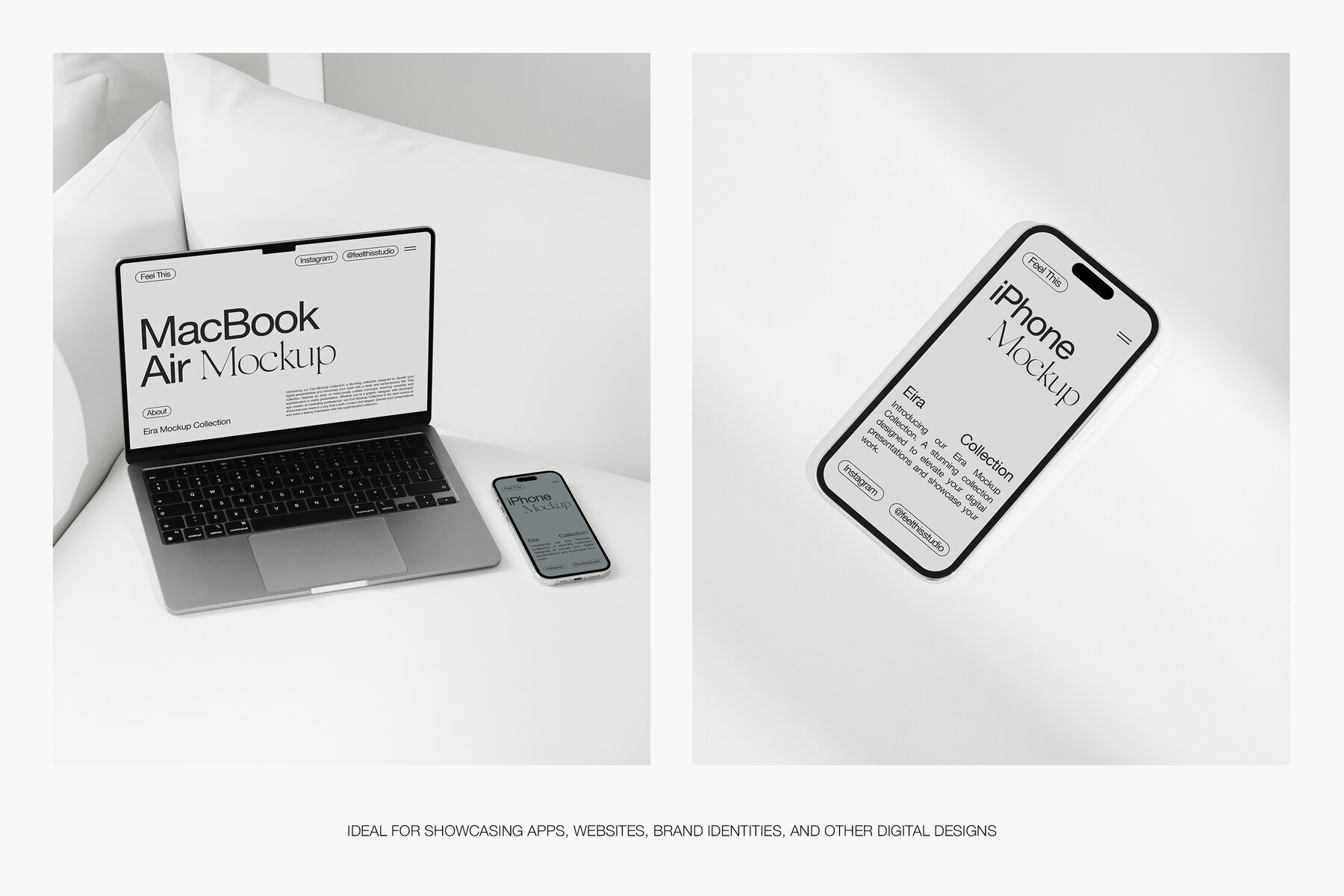 iPhone 14 Pro Silver Mockups 8