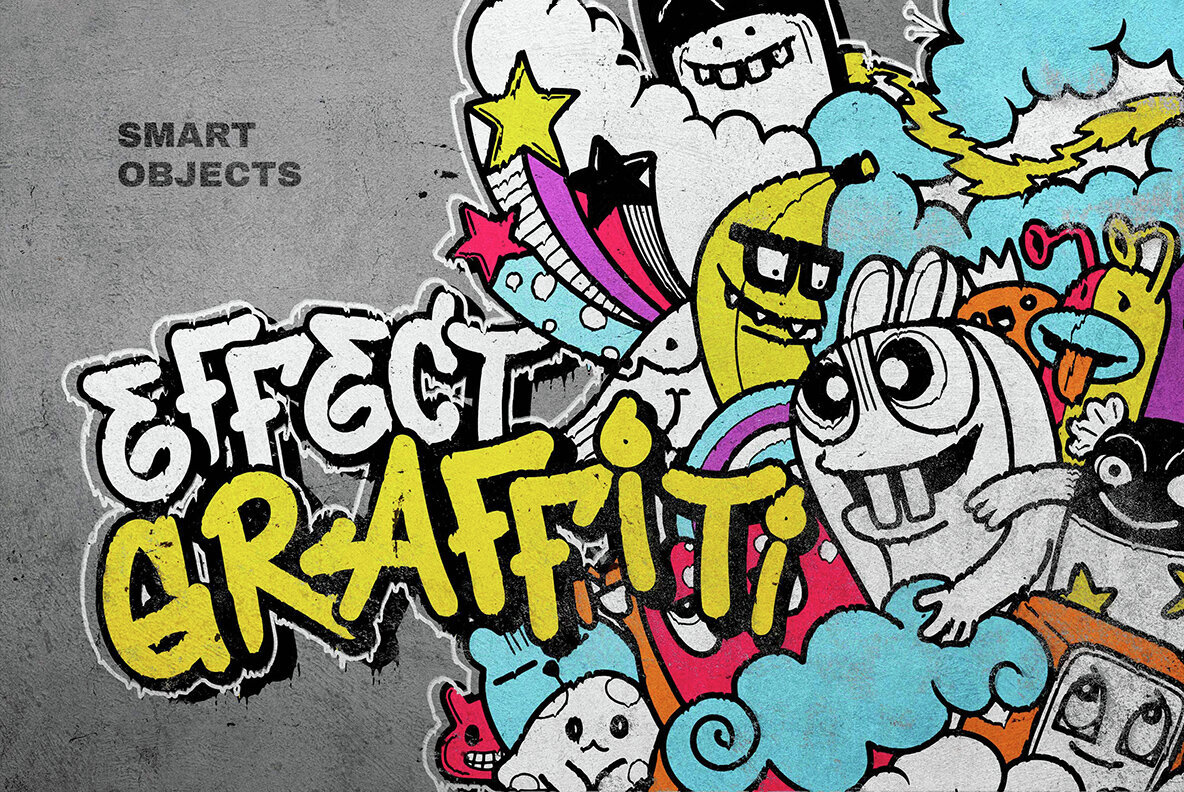 Street Graffiti Mockup 1