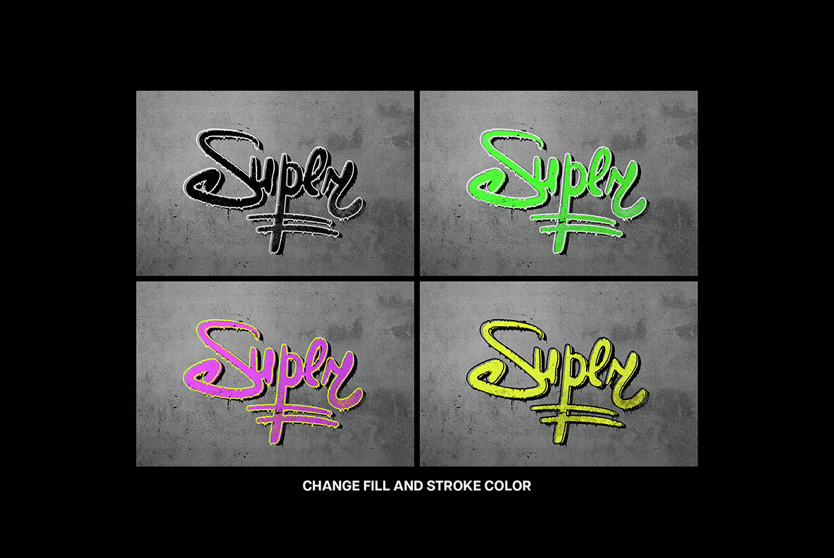 Street Graffiti Mockup 4