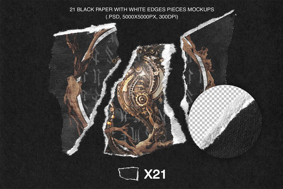 Torn   Ripped Paper Texture Pack 4