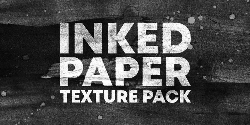 Inked Paper Texture Pack